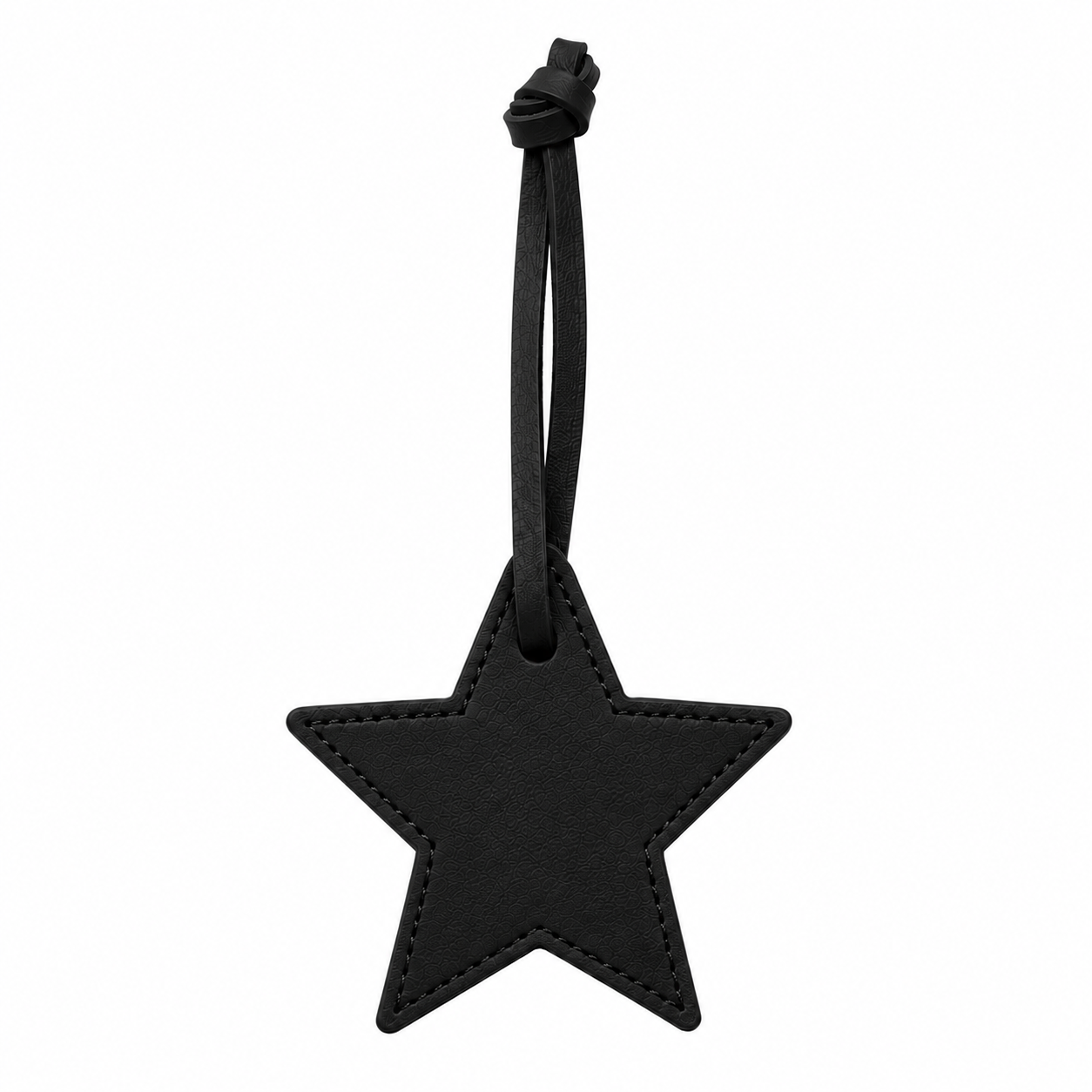 Star Leather Charm