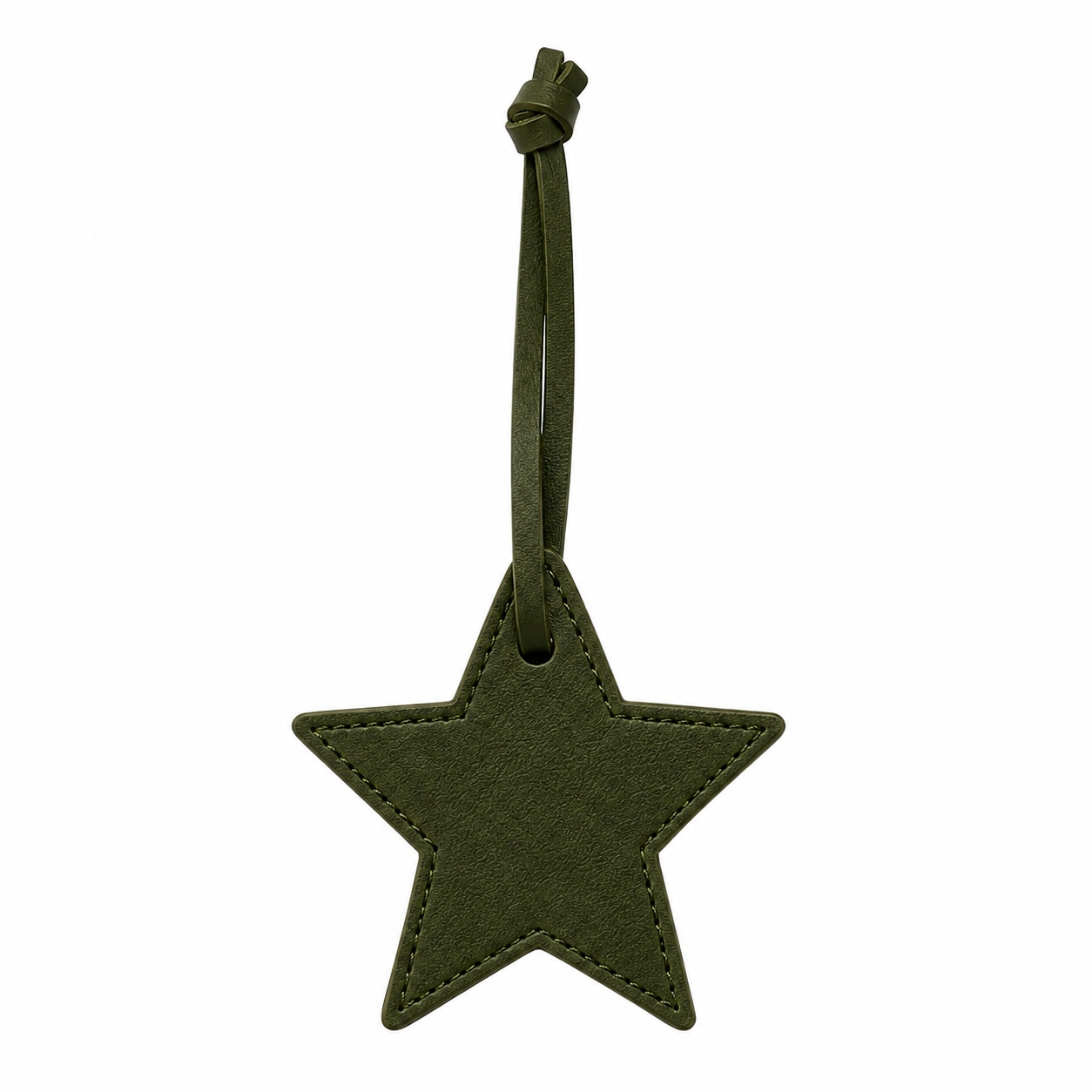 Star Leather Charm