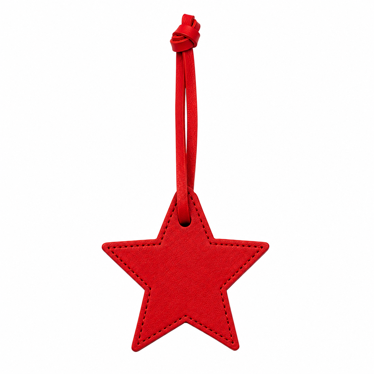 Star Leather Charm