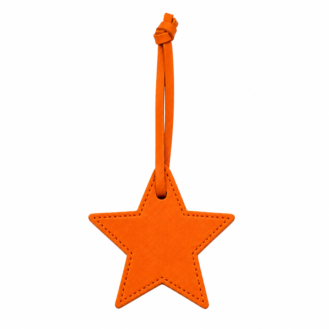 Star Leather Charm