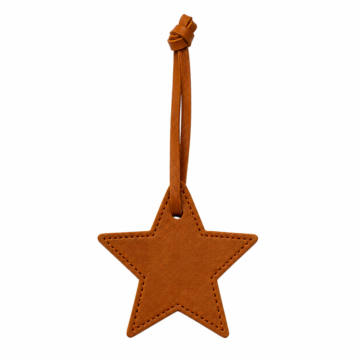 Star Leather Charm