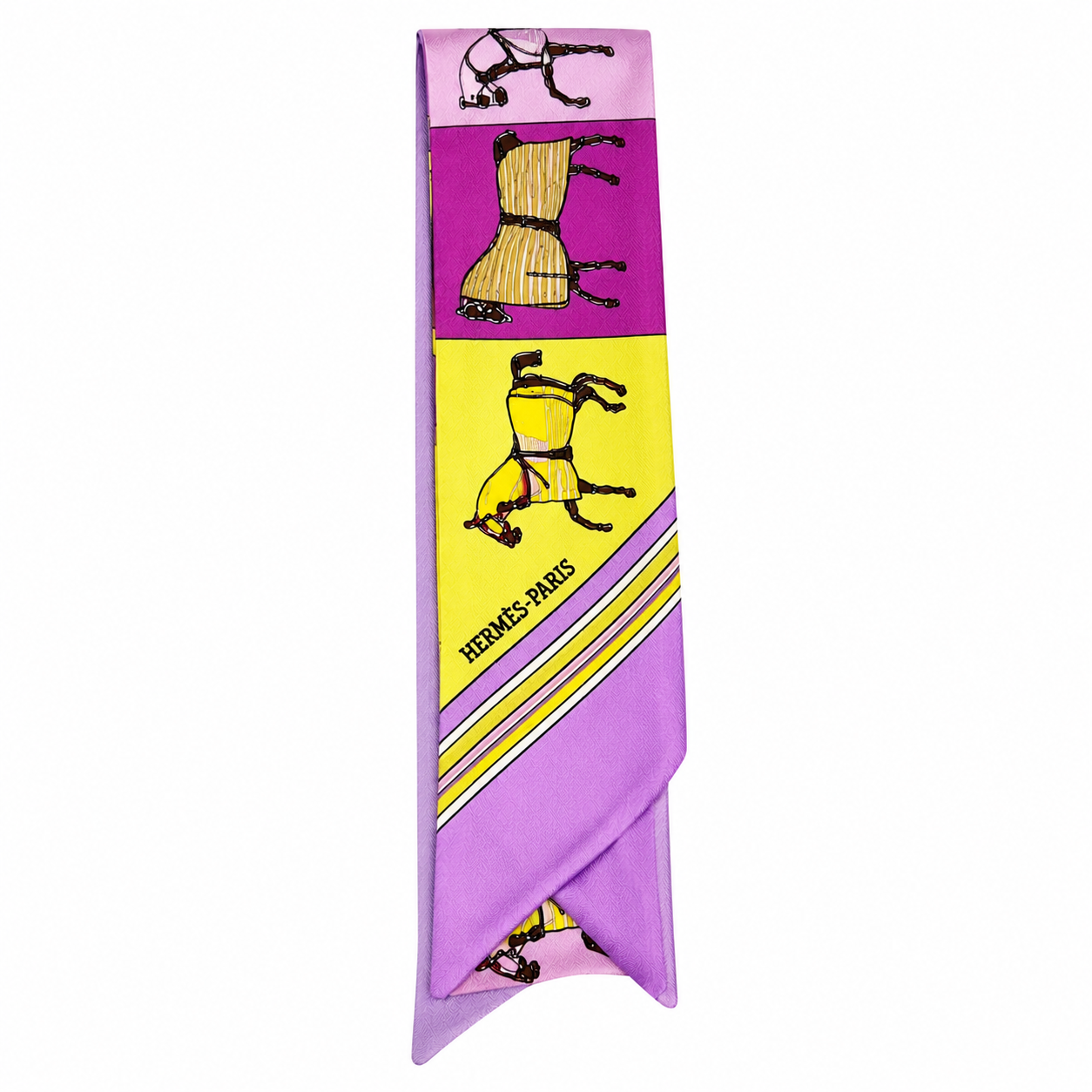 Hermeś Horse Scarf Pendant